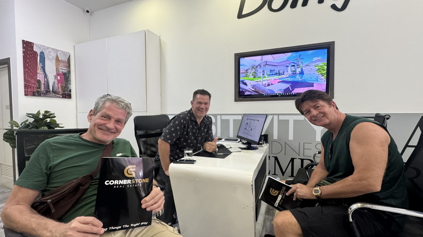 Happy Buyer and Seller